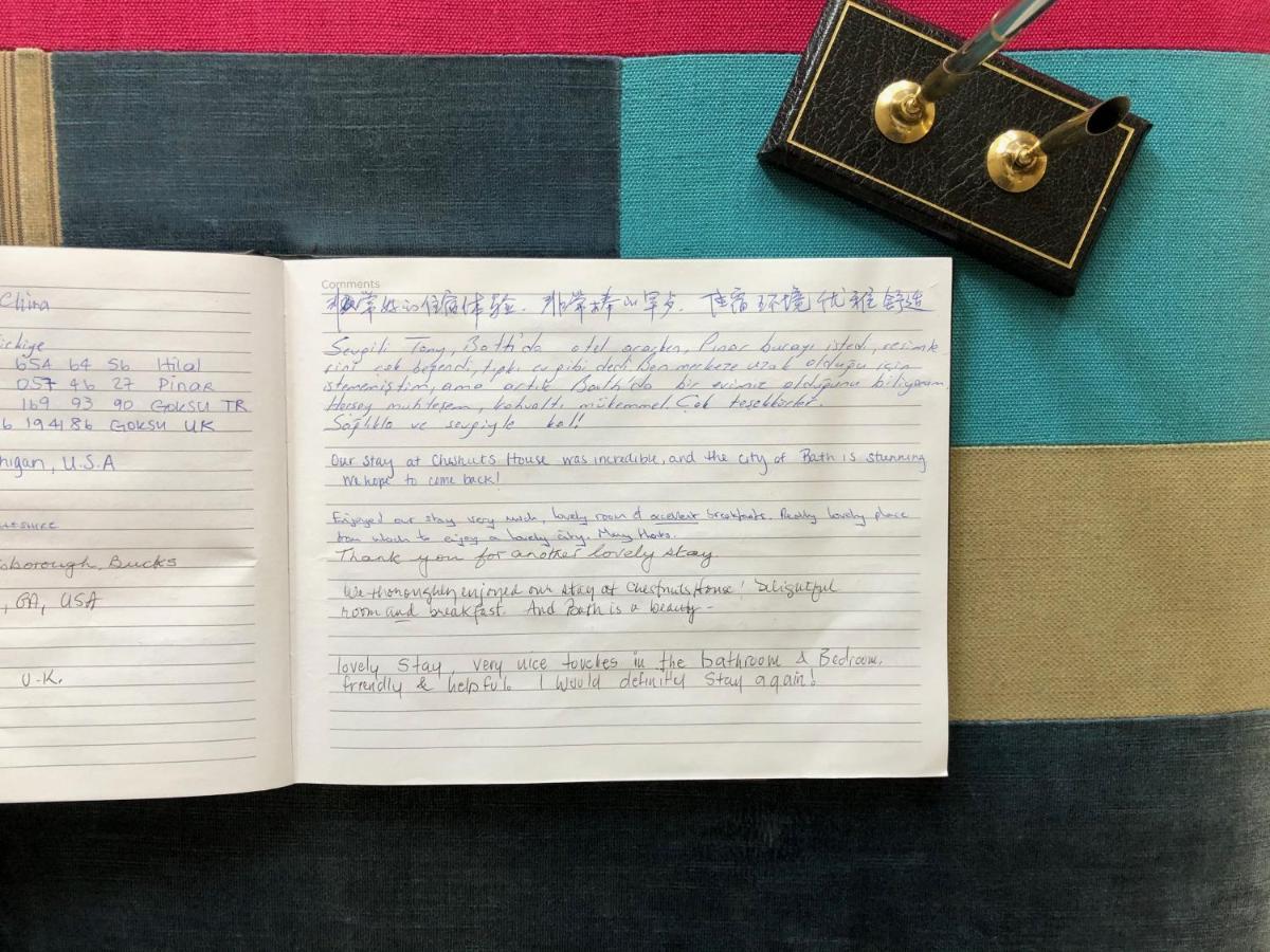 Chestnuts House Boutique B&B Бат Экстерьер фото A manuscript of the score of the 1988 version of the piece